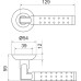 Ручки раздельные Armadillo Eridan LD36-1SN/CP-3 матовый никель/хром