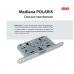 Магнитный межкомнатный замок AGB Mediana Polaris латунь