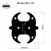 Петля Amig Bisabra mod. 553-60 (60x60мм) 