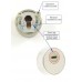 Броненакладка ROSTEX R3/S ROTONDUM DIN ROUND матовый никель