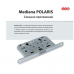 Механизм межкомнатный магнитный AGB Mediana Polaris матовый хром