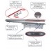 Доводчик врезной RYOBI COU-53H R ALUMINIUM SLD