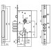 Замок врезной MUL-T-LOCK Sash Lock 354M