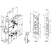 Замок врезной Abloy 2014 (квадрат-5мм.)