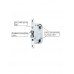 Замок врезной ABLOY FIN 4960 CR UNIV BS50мм 69мм w/o SP