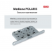 Магнитный межкомнатный замок AGB Mediana Polaris матовый хром
