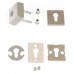 Броненакладка ROSTEX R3/H QUADRUM DIN SQUARE матовый никель
