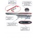 Доводчик врезной RYOBI CO-156 R ALUMINIUM SLD HO