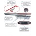 Доводчик врезной RYOBI COU-53 R ALUMINIUM SLD