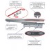Доводчик врезной RYOBI COU-53H L ALUMINIUM SLD