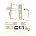 Ручки ROSTEX R1 DECOR DIN 90мм Хром